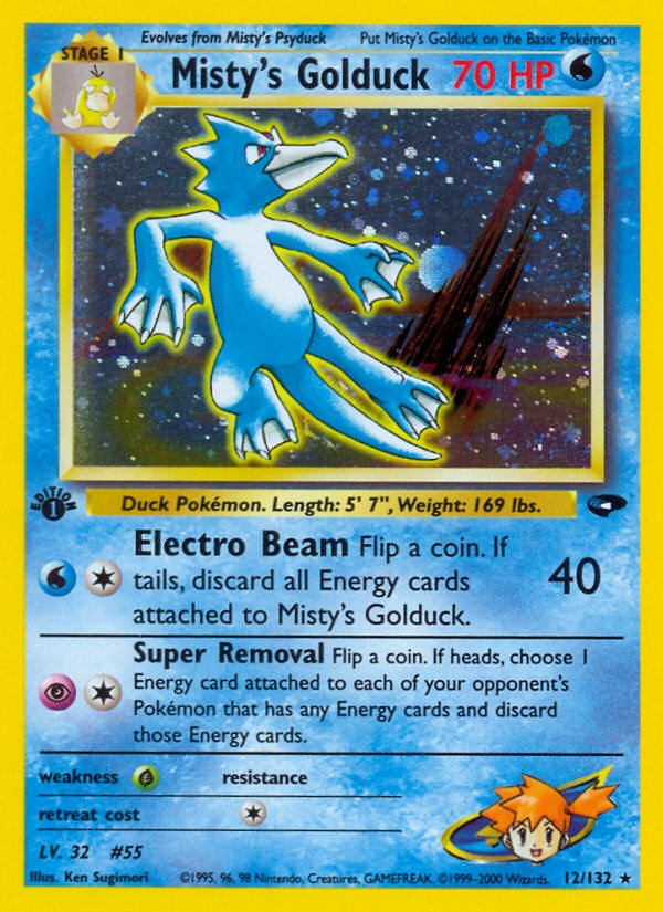 Misty's Golduck 12/132 (1st Edition)