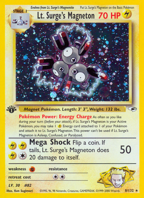Lt. Surge's Magneton 8/132 (1st Edition)