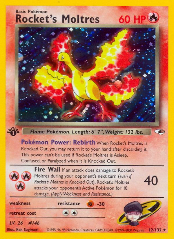 Rocket's Moltres 12/132 (1st Edition)