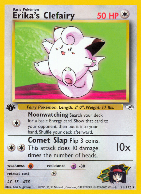 Erika's Clefairy 25/132 (1st Edition)