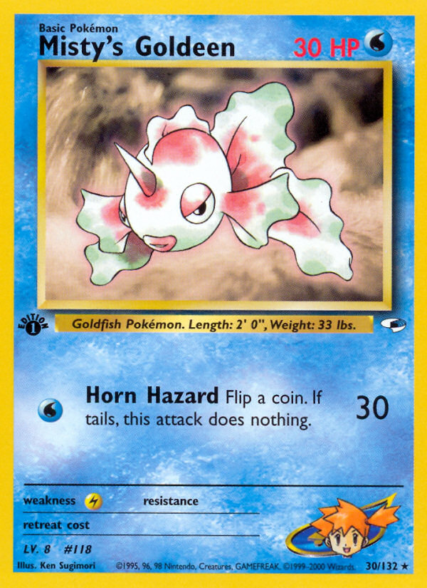 Misty's Goldeen 30/132 (1st Edition)