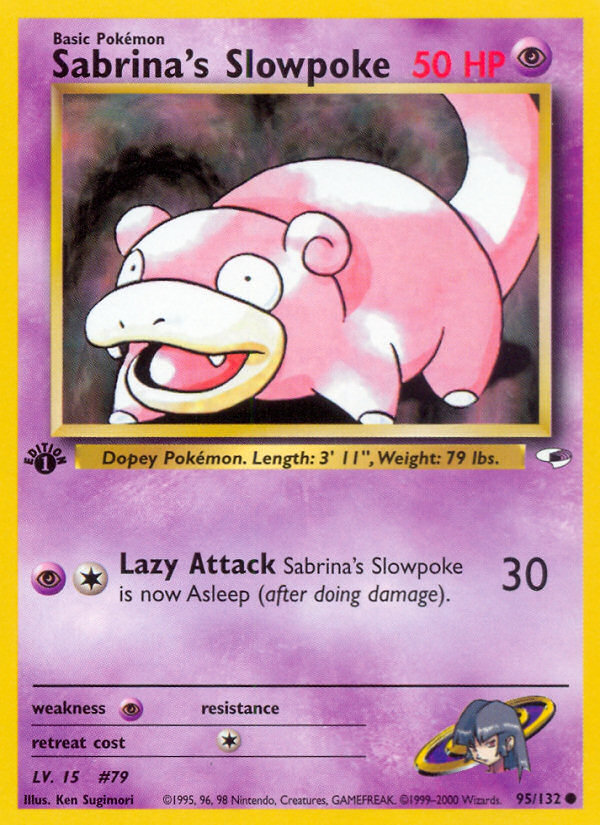 Sabrina's Slowpoke 95/132 (1st Edition)