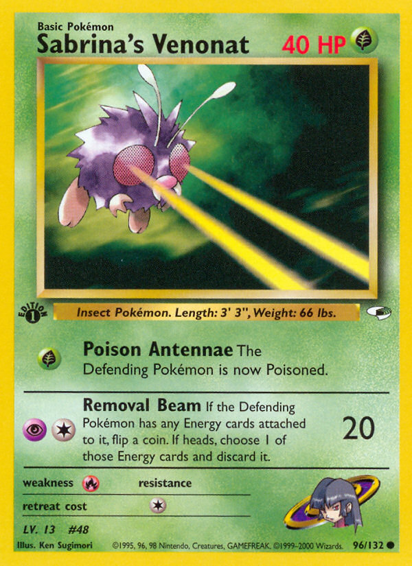 Sabrina's Venonat 96/132 (1st Edition)
