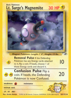 Lt. Surge's Magnemite 50/132