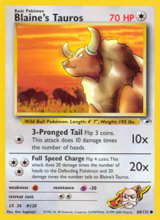 Blaine's Tauros 64/132
