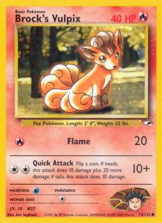 Brock's Vulpix 73/132
