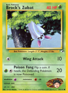 Brock's Zubat 74/132