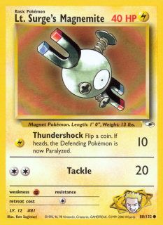 Lt. Surge's Magnemite 80/132