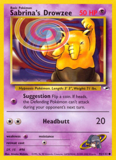 Sabrina's Drowzee 92/132