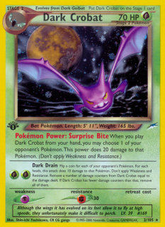 Dark Crobat 2/105 (1st Edition)