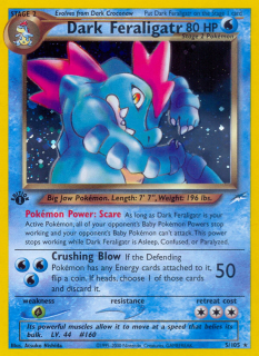 Dark Feraligatr 5/105 (1st Edition)