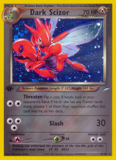 Dark Scizor 9/105 (1st Edition)