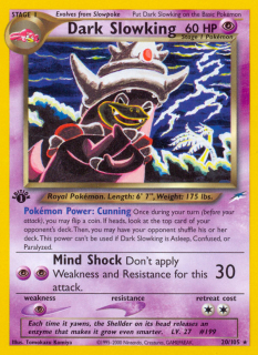 Dark Slowking 20/105 (1st Edition)