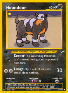 Houndour 43/105 (1st Edition)