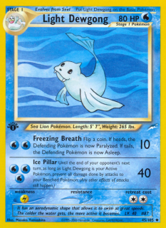 Light Dewgong 45/105 (1st Edition)