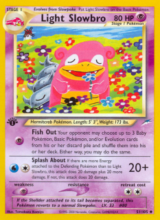 Light Slowbro 51/105 (1st Edition)