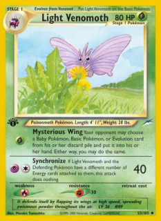 Light Venomoth 53/105 (1st Edition)