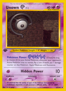 Unown C 57/105 (1st Edition)