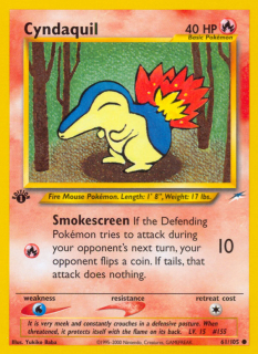Cyndaquil 61/105 (1st Edition)