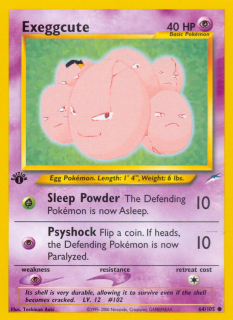 Exeggcute 64/105 (1st Edition)