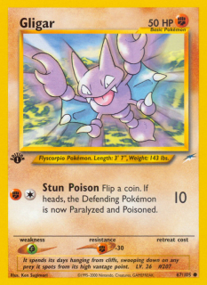Gligar 67/105 (1st Edition)