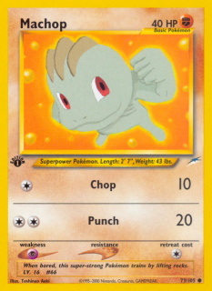 Machop 73/105 (1st Edition)