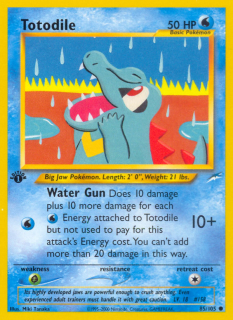 Totodile 85/105 (1st Edition)