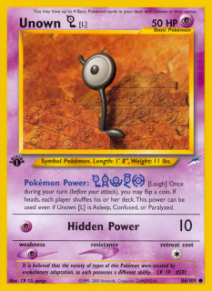 Unown L 86/105 (1st Edition)
