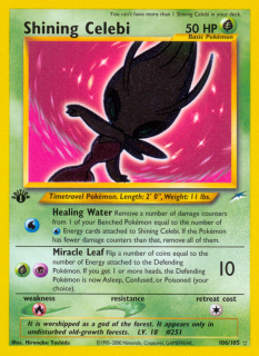 Shining Celebi 106/105 (1st Edition)