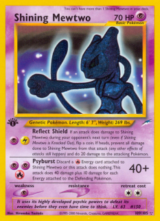 Shining Mewtwo 109/105 (1st Edition)