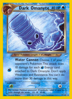 Dark Omanyte 37/105