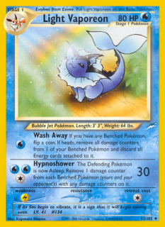 Light Vaporeon 52/105