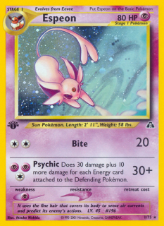 Espeon 1/75 (1st Edition)