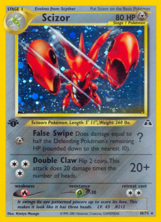 Scizor 10/75 (1st Edition)