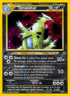 Tyranitar 12/75 (1st Edition)