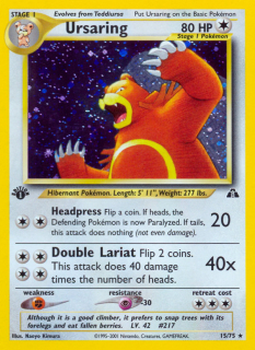 Ursaring 15/75 (1st Edition)