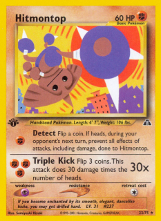 Hitmontop 22/75 (1st Edition)