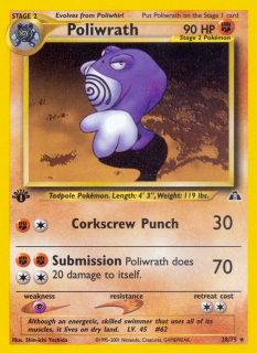Poliwrath 28/75 (1st Edition)