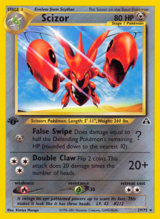 Scizor 29/75 (1st Edition)