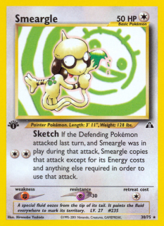 Smeargle 30/75 (1st Edition)