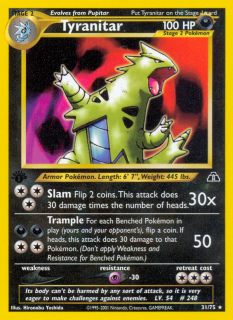 Tyranitar 31/75 (1st Edition)