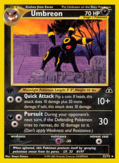 Umbreon 32/75 (1st Edition)