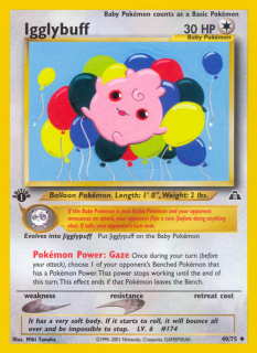 Igglybuff 40/75 (1st Edition)