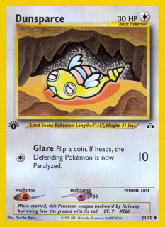 Dunsparce 54/75 (1st Edition)