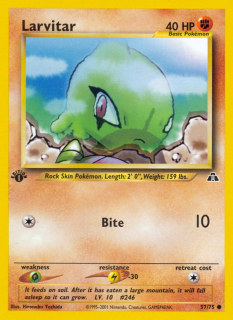 Larvitar 57/75 (1st Edition)