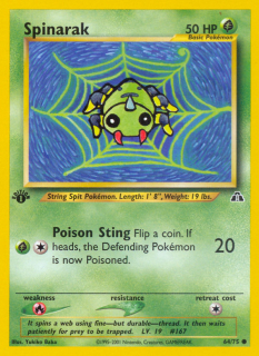 Spinarak 64/75 (1st Edition)