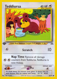 Teddiursa 65/75 (1st Edition)