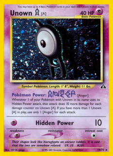 Unown A 14/75
