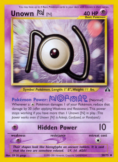 Unown N 50/75
