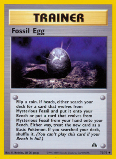 Fossil Egg 72/75